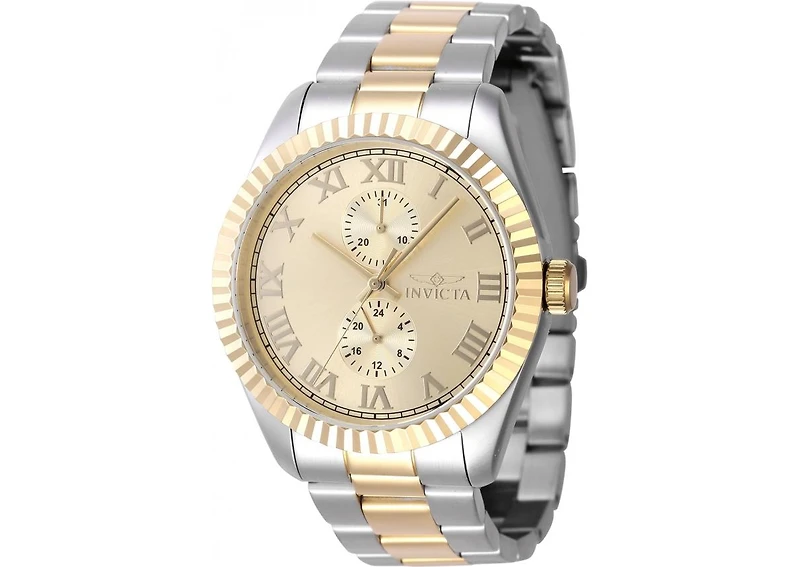 Invicta Men's 47428 Specialty Quartz Multifunction Gold Dial Watch