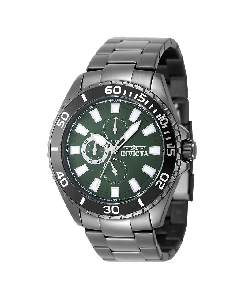 Invicta Men's Pro Diver Quartz Chronograph Green Dial Watch