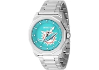 Invicta Men's 47924 Nfl Miami Dolphins Quartz 3 Hand Light Blue Dial Watch