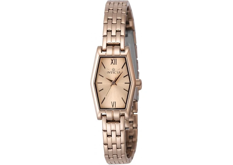 Invicta Women's 48129 Angel Quartz 3 Hand Rose Gold Dial Watch