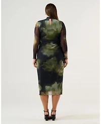 Estelle Women's Peace Lily Mesh Dress