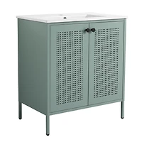 Streamdale 30 Inch Freestanding Bathroom Vanity With Ceramic SInk