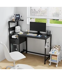 Streamdale Furniture Multi-Functional Computer Desk with Power & Storage
