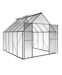 Streamdale Furniture 6x12 Walk-in Greenhouse with Adjustable Vent & Lockable Door