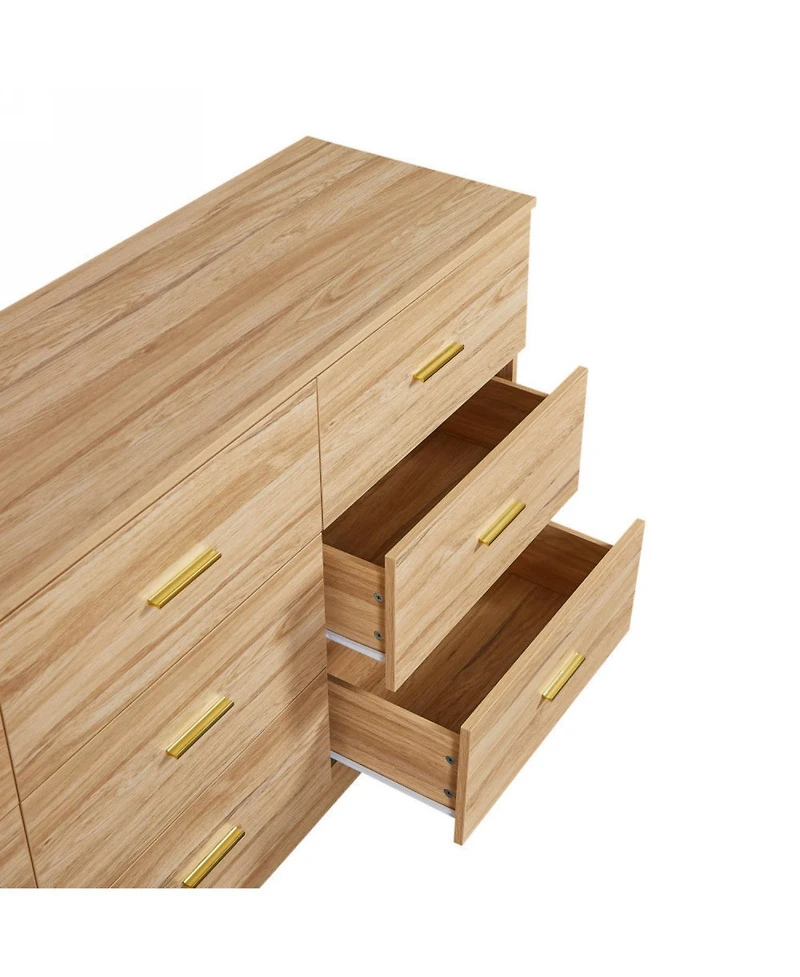 Streamdale Modern 9-Drawer Bedroom Dresser