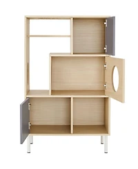 Streamdale Furniture Modern cat Bookcase Cat tree shelves with Storage