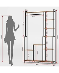Streamdale Furniture 71" 8-Tier Plant Stand with Grow Light