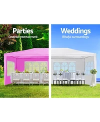 Streamdale 10x20' Wedding Party Canopy Tent Gazebo - Pink