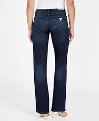 Guess Women's Straight Fit Mid Rise Jeans
