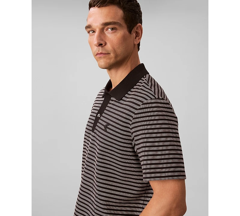Calvin Klein Men's Ottoman Stripe Polo Shirt