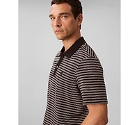 Calvin Klein Men's Ottoman Stripe Polo Shirt