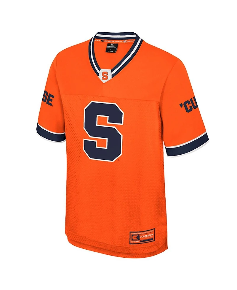 Colosseum Men's Orange Syracuse Nothing But The Hits Football Jersey