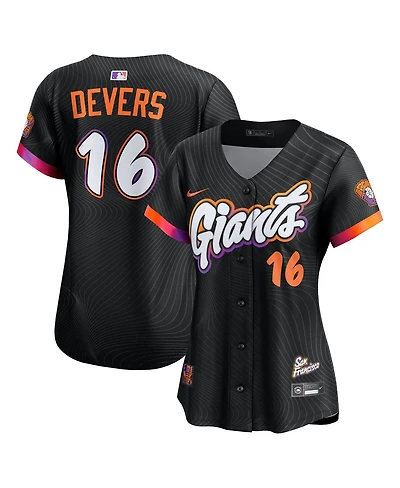 Nike Women's Rafael Devers Black San Francisco Giants 2025 City Connect Limited Player Jersey