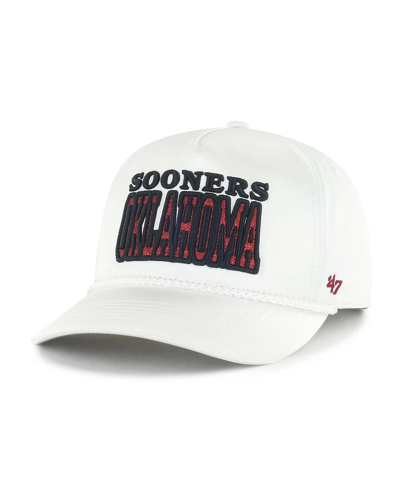 '47 Brand Women's White Oklahoma Sooners Outspoken Hitch Adjustable Hat