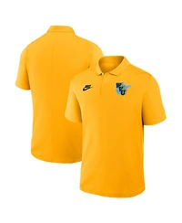 Nike Men's Gold West Virginia Mountaineers Vault Victory Dri-fit Polo Shirt