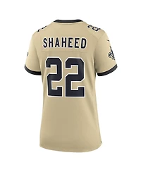 Nike Women's Rashid Shaheed Gold New Orleans Saints Alternate Game Player Jersey