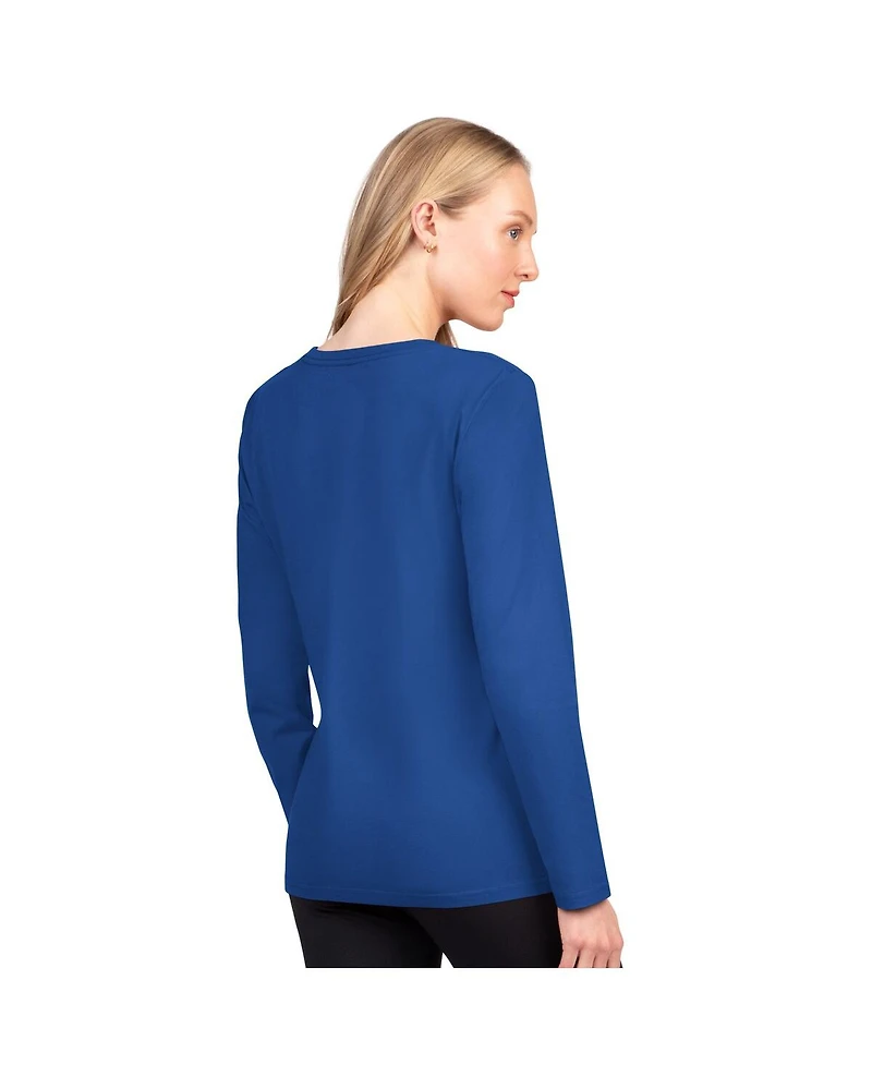 G-iii 4Her by Carl Banks Women's Royal Los Angeles Rams Best Play Long Sleeve T-Shirt