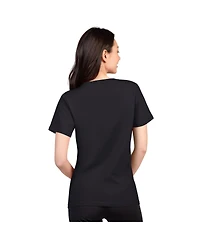 G-iii 4Her by Carl Banks Women's Black New Orleans Saints Super-Slim Lightweight Winning Crew T-Shirt