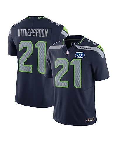 Nike Men's Devon Witherspoon College Navy Seattle Seahawks Team 50th Season Vapor F.u.s.e. Limited Jersey