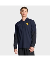 Nike Men's Navy West Virginia Mountaineers One Goal Performance Half-Zip Pullover Sweatshirt