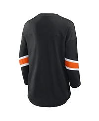Fanatics Women's Black Cincinnati Bengals Redzone 3/4-Sleeve T-Shirt