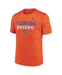 Jordan Men's Orange Florida Gators Campus Center Stack Velocity Performance T-Shirt