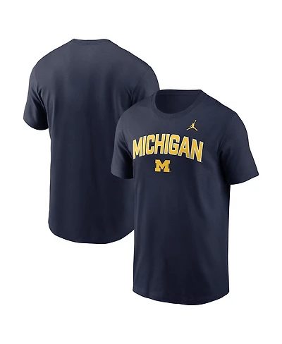 Jordan Men's Navy Michigan Wolverines Primetime Arch Stack T-Shirt
