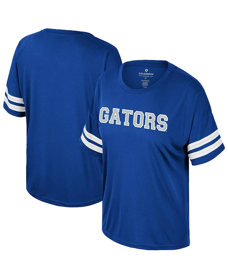 Colosseum Women's Royal Florida Gators Treasure Oversized Sequin T-Shirt