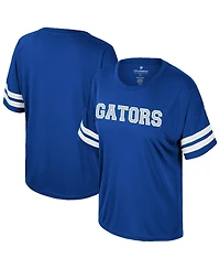 Colosseum Women's Royal Florida Gators Treasure Oversized Sequin T-Shirt