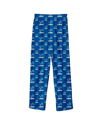 Outerstuff Preschool Blue Detroit Lions Team Color Printed Pajama Pants
