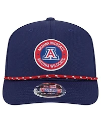 New Era Men's Navy Arizona Wildcats Coolera 9SEVENTY Rope Stretch-Snap Hat