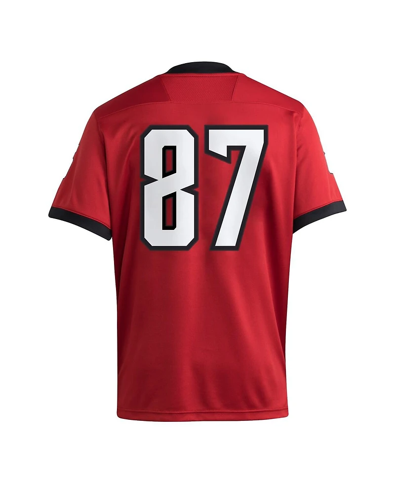 Adidas Men's 87 Red Nc State Wolfpack Premier Jersey