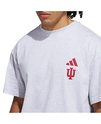 Adidas Men's Gray Indiana Hoosiers Off-Court T-Shirt
