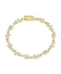 Sterling Forever Ellery Cubic Zirconia Tennis Bracelet