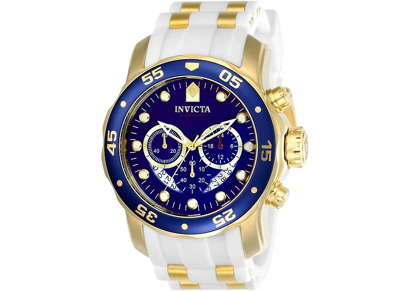 Invicta Men's Pro Diver Quartz Chronograph Blue Dial Watch