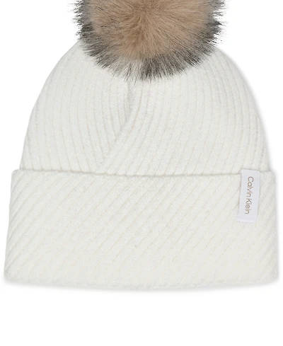 Calvin Klein Rib Pom Beanie