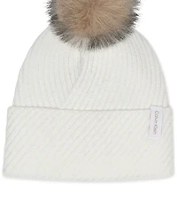 Calvin Klein Rib Pom Beanie