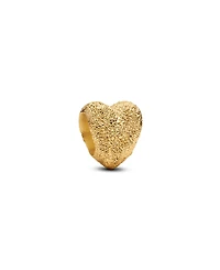 Pandora Gold Textured Heart Mini Charms