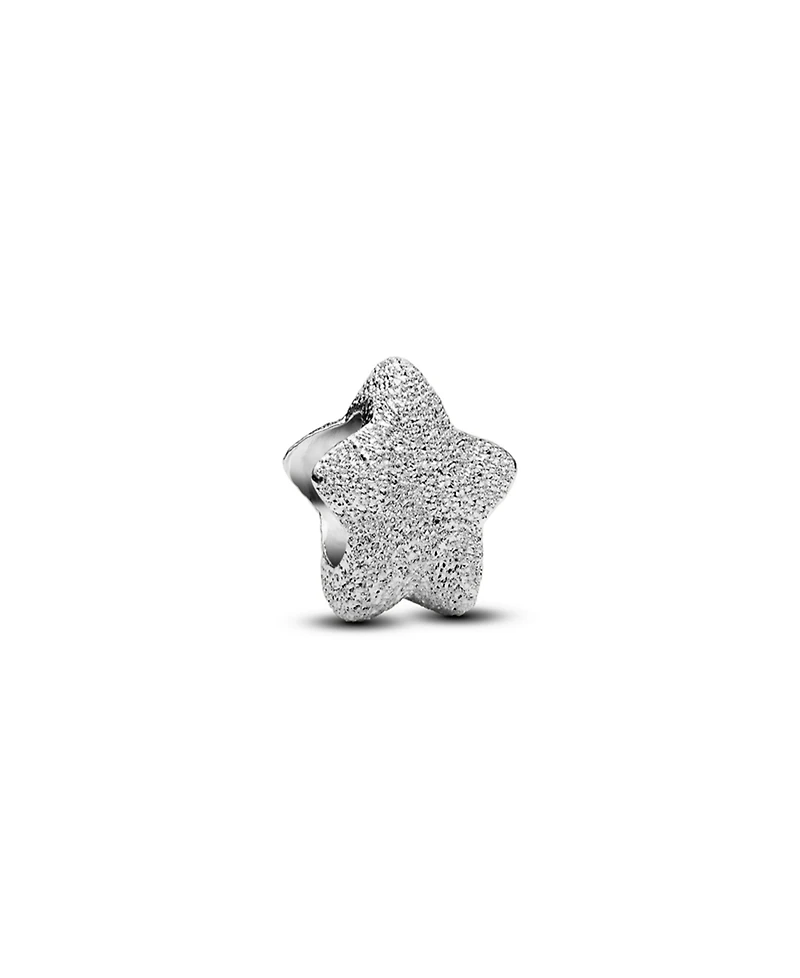 Pandora Sterling Silver Textured Star Mini Charms