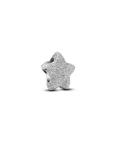 Pandora Sterling Silver Textured Star Mini Charms