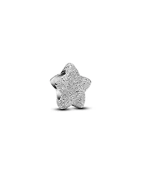 Pandora Sterling Silver Textured Star Mini Charms
