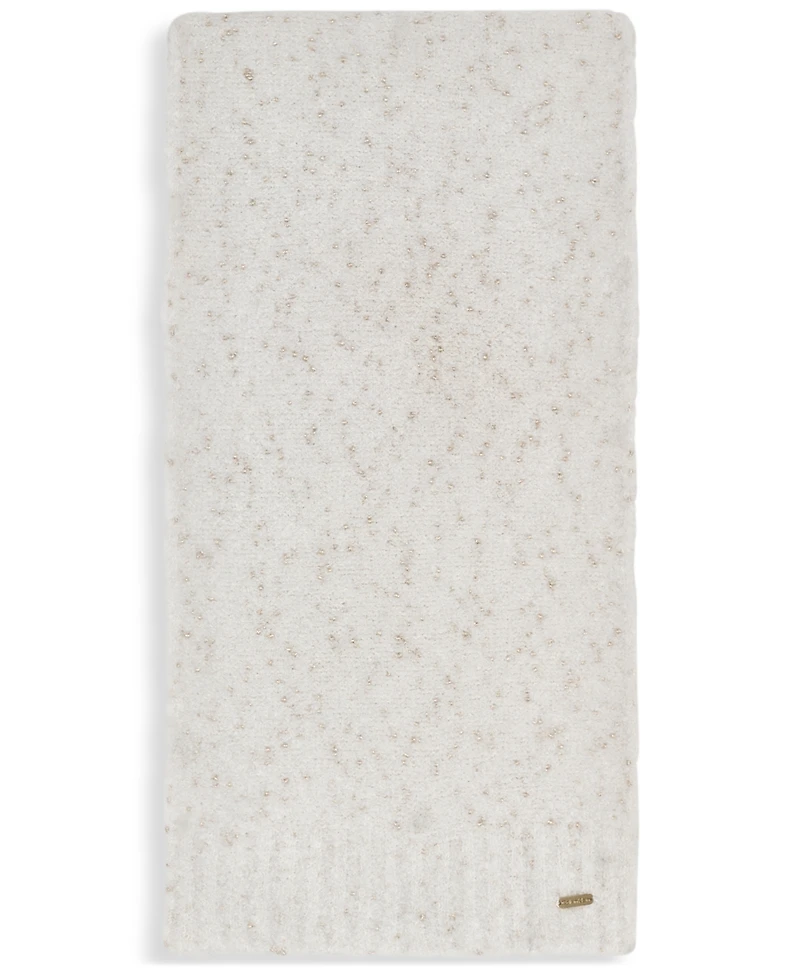 Calvin Klein Metallic Knit Scarf