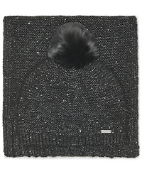 Calvin Klein 2-Piece Mini Sequin Hat and Scarf Set