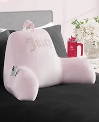 Juicy Couture Backrest Polyester Pillow with Pocket, 30" x 17"