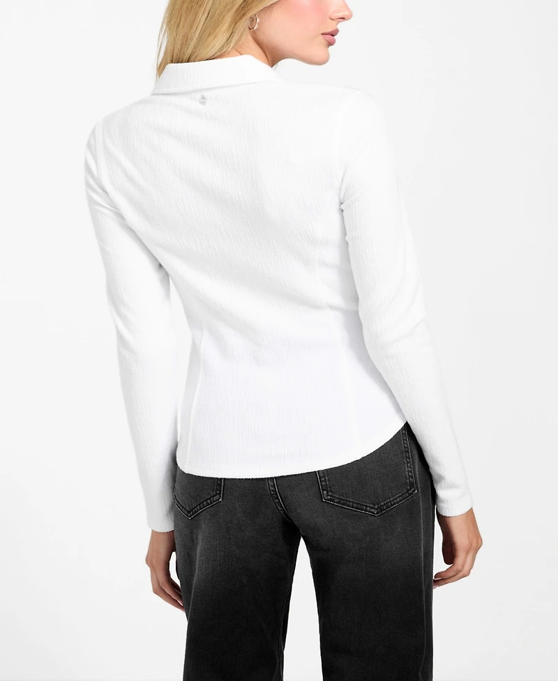 Guess Women's Annida Long Sleeves Corset Top