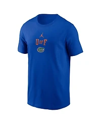Jordan Men's Royal Florida Gators 2-Hit Stacked T-Shirt