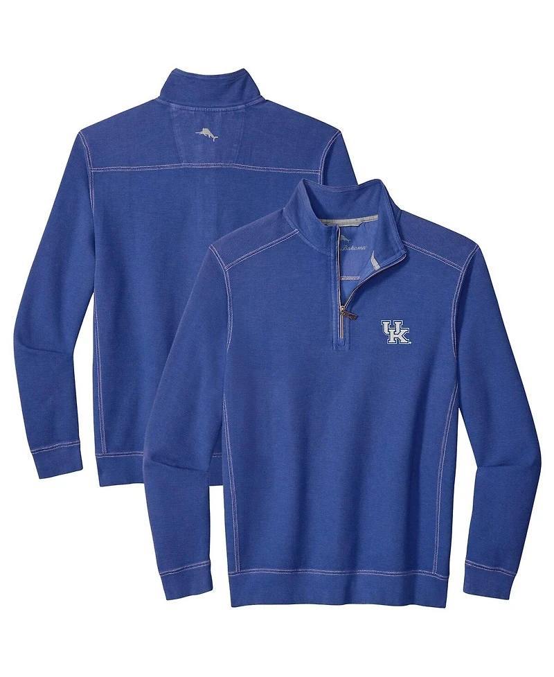 Tommy Bahama Men's Royal Kentucky Wildcats Montego Bay Half-Zip Jacket
