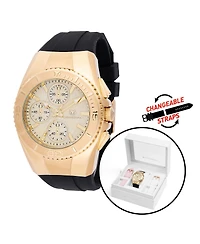 Techomarine Women's Tm-124035 Cruise Original Quartz Chronograph Gold Dial Watch