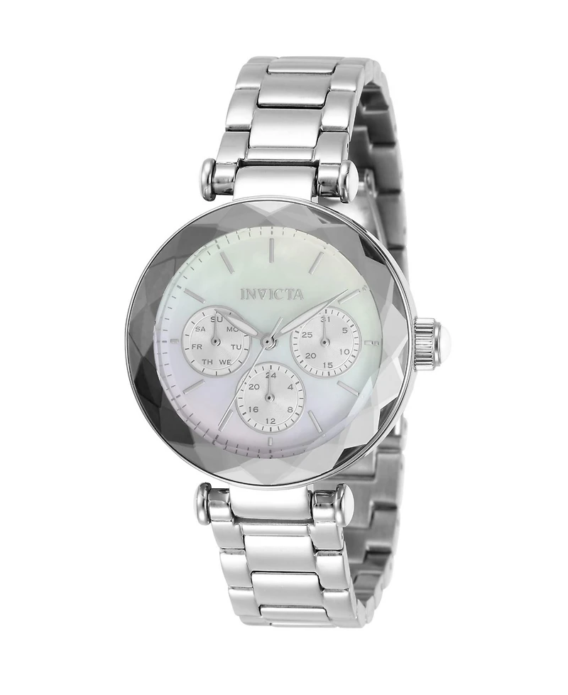 Invicta Women's 31267 Angel Quartz Chronograph White Dial Watch