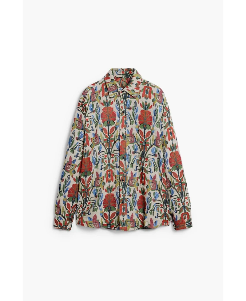 Desigual Men's Ethnic long-sleeve shirt